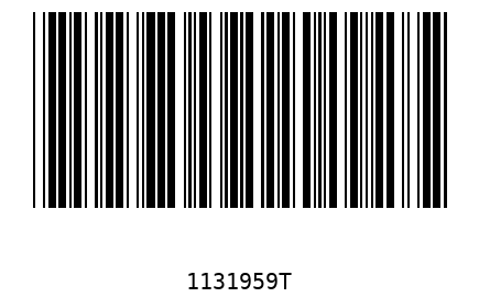 Bar code 1131959
