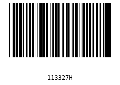 Barcode 113327