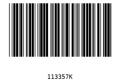 Barcode 113357