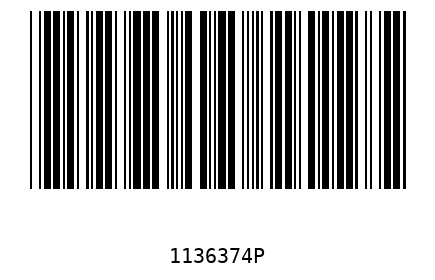 Bar code 1136374