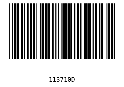 Barcode 113710