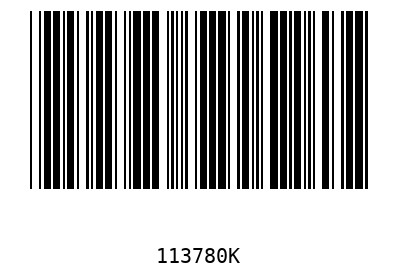 Barcode 113780