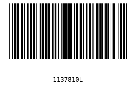 Barcode 1137810