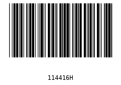 Barcode 114416