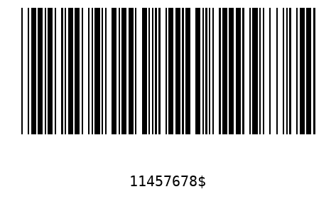 Barcode 11457678