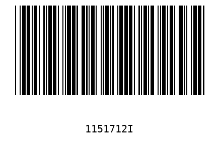 Barcode 1151712