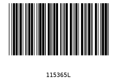 Barcode 115365