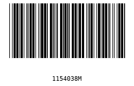 Barcode 1154038