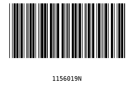 Bar code 1156019