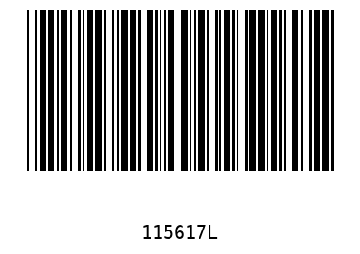 Barcode 115617