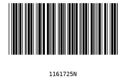 Barcode 1161725