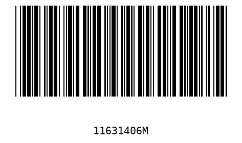 Bar code 11631406