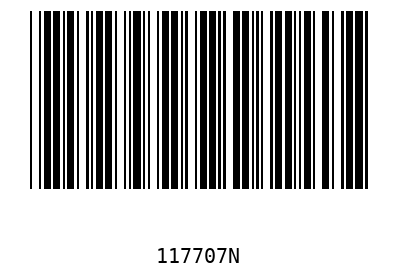 Barcode 117707