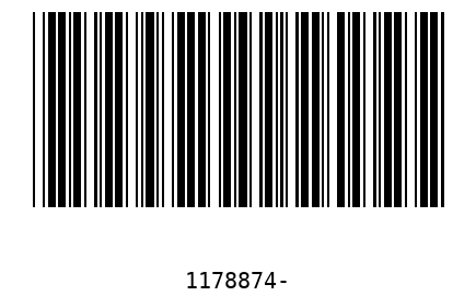 Barcode 1178874
