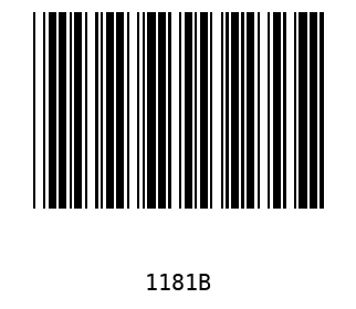 Barra Código, Code 39 1181