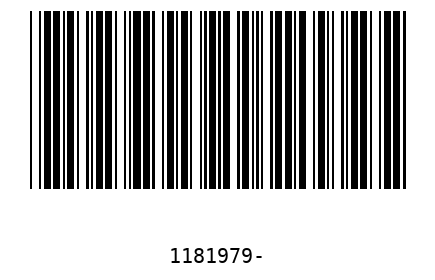 Bar code 1181979