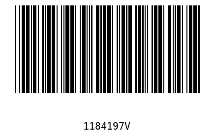 Bar code 1184197