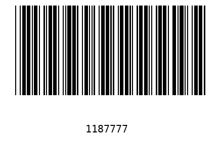 Barcode 1187777