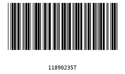 Bar code 11890235