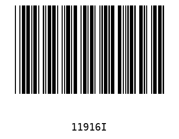 Barra Código, Code 39 11916