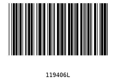 Barcode 119406