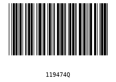 Barcode 119474
