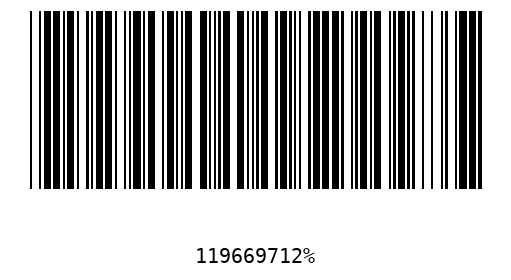 Barcode 119669712