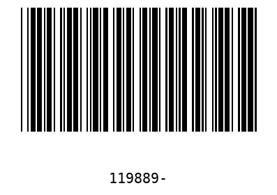 Barcode 119889