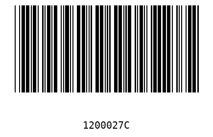 Barra Código 1200027