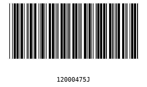 Barcode 12000475