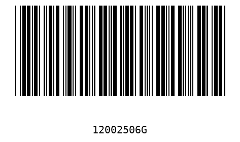 Barcode 12002506
