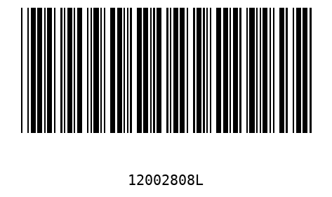 Barcode 12002808