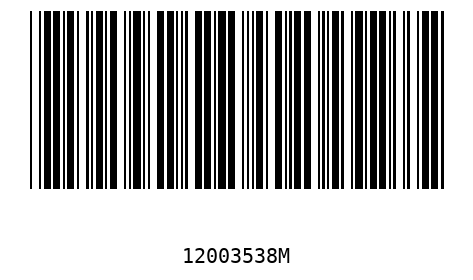 Barcode 12003538