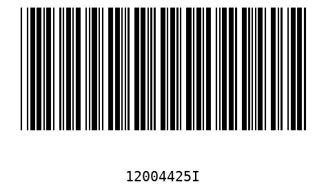 Barcode 12004425