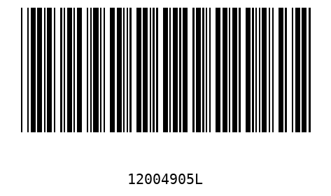 Barcode 12004905