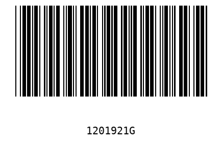 Barcode 1201921