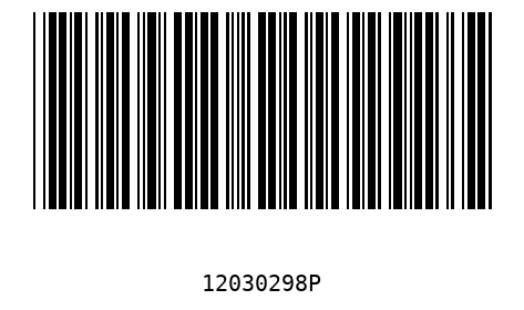 Barcode 12030298