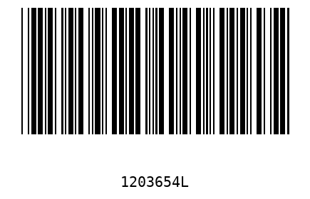 Barcode 1203654