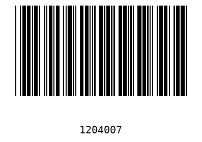 Barcode 120400