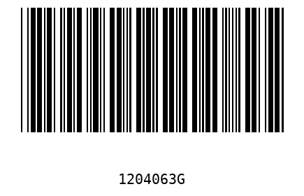 Barcode 1204063