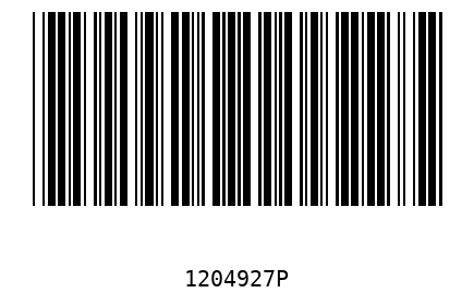 Barcode 1204927