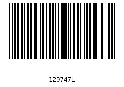 Barcode 120747