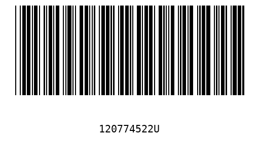 Barcode 120774522