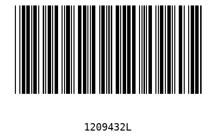 Bar code 1209432