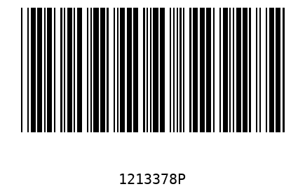 Barcode 1213378