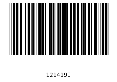 Bar code 121419