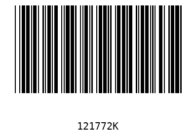Bar code 121772