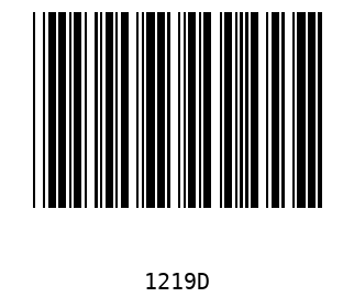 Barra Código, Code 39 1219