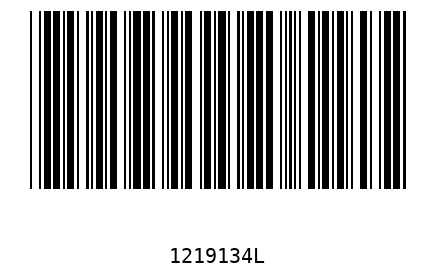 Bar code 1219134