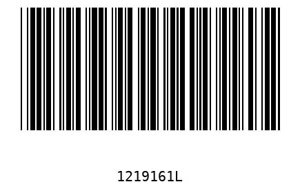 Bar code 1219161